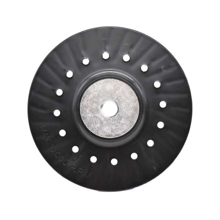 Superior Pads and Abrasives BP50 5 Inch Angle Grinder Backing Pad for Resin Fiber Disc with 5/8 Inch-11 Locking Nut